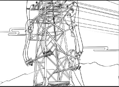 國家電網(wǎng)服務(wù)人民原創(chuàng)浮雕設(shè)計(jì)