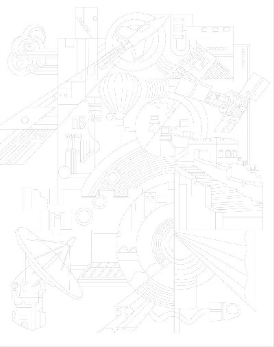 科技創新浮雕雕塑原創手繪設計稿