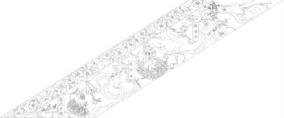 鄉(xiāng)村振興浮雕雕塑原創(chuàng)手繪設(shè)計稿